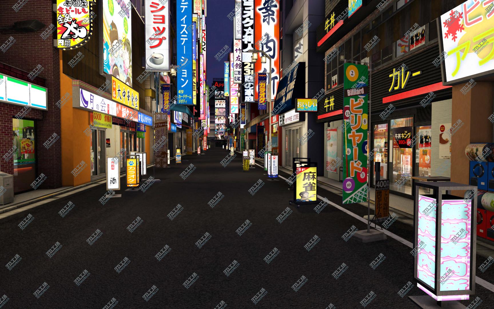 images/goods_img/202105071/Japanese Streetscape Kabukicho model/2.jpg